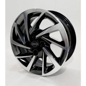 Rodas Nissan March Versa Kicks 17 4x100 jogo + bicos
